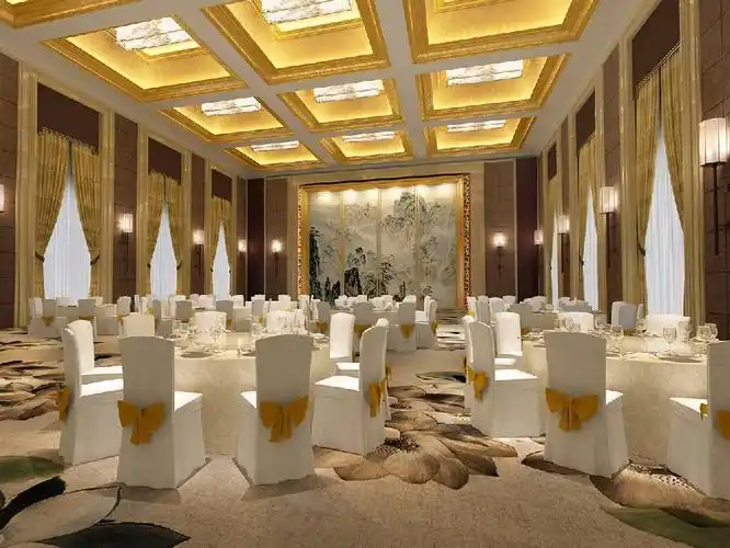 宴会厅设计|婚礼酒店公区设计|婚礼酒店大堂设计-郑州朴秀婚礼堂设计