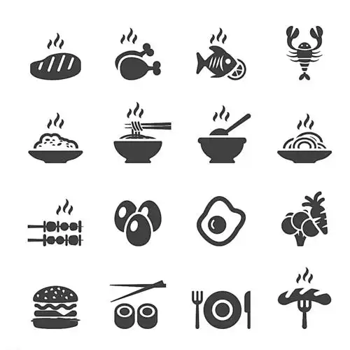 美食图标设计元素素材免费下载(图片编号:5917652)-六图网