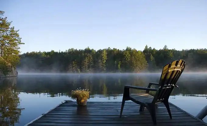 安静唯美的山林湖泊美景高清摄影图片 - 素材中国16素材网