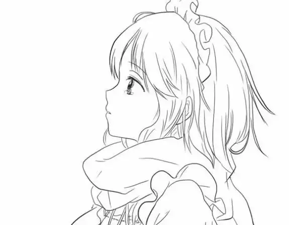动漫少女简笔画的画法步骤教程画漫画少女怎么画简笔画