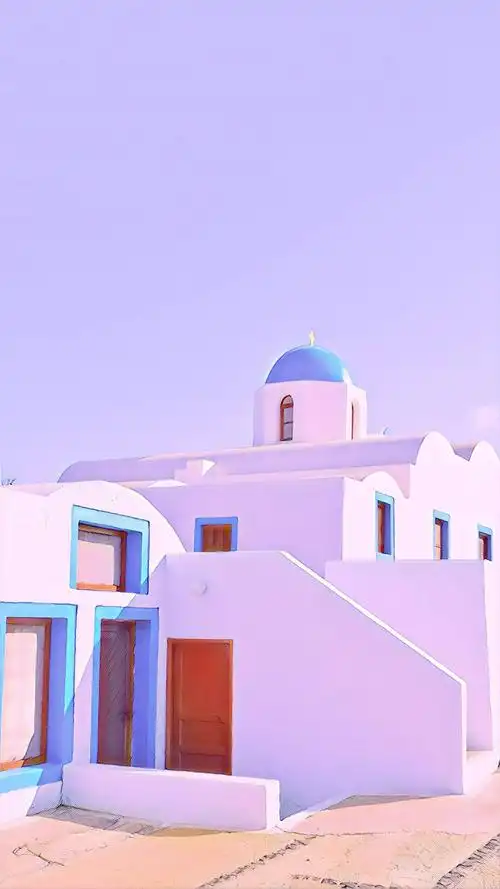 粉色系少女心风景唯美高清手机壁纸