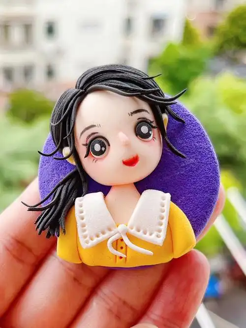 粘土人物定制古典可爱小姐姐