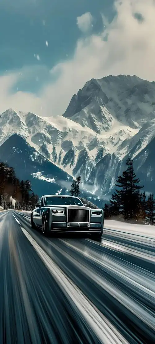 当一辆设计精美的汽车在锁屏壁纸上呈现时,那种尽显车辆线条和细节的