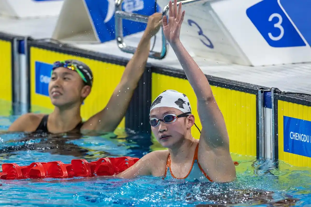 游泳——女子400米自由泳:李冰洁夺冠(2)