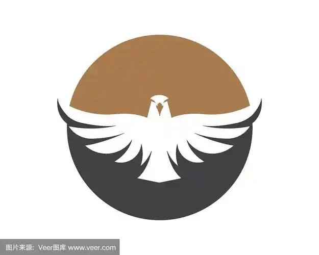 猎鹰,鹰标志矢量插画设计