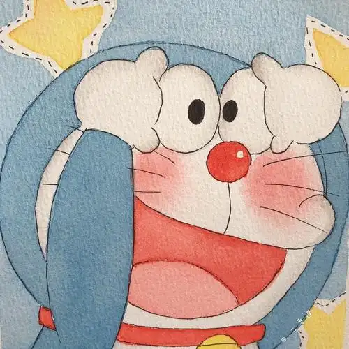 哆啦a梦 卡哇伊大脸头像