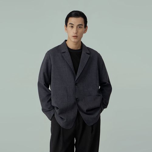 灰蓝色西装