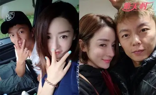 谢苗和何彦霓恩爱合照