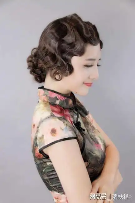 10款最美旗袍发型搭配,惊艳十足|盘发|短发|卷发_网易订阅