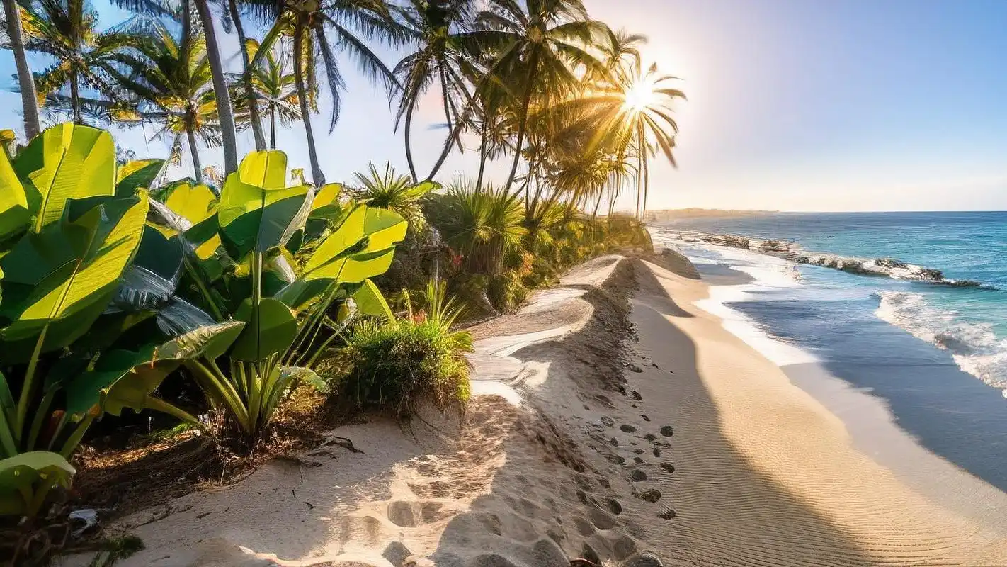 这里有一组精选的阳光沙滩壁纸,仿佛能感受到海风轻拂,听到海浪轻拍.