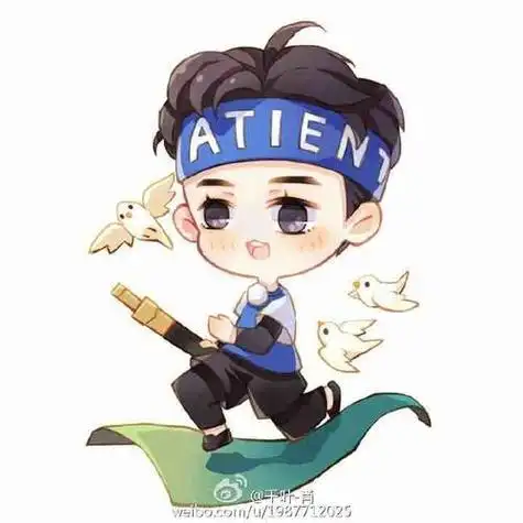 吴磊新闻161211吴磊卡通照出炉迷妹们头像换起来