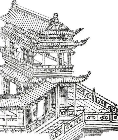 中国古代建筑简笔画中国古代建筑简笔画天坛
