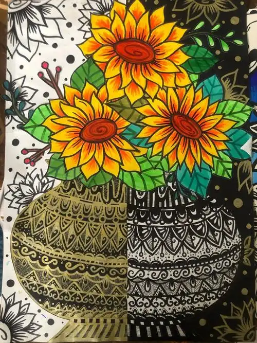 这6种又美又疯狂的创意线描,这些优秀作品老师直接给100分,超赞!