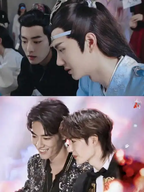 肖战王一博又同框了