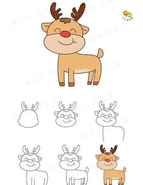 儿童简易简笔画动物 简笔画图片大全-普车都