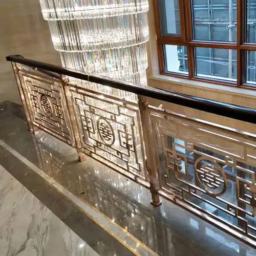 朔州 新中式纯铜浮雕楼梯扶手的实用为家装作奉献 - 知乎