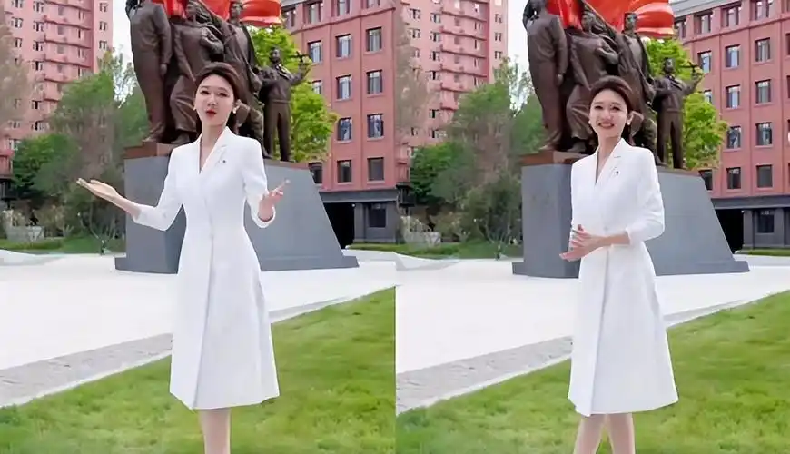 龙洋真有了范穿白裙逆袭成央视花旦梳大背头气场全开