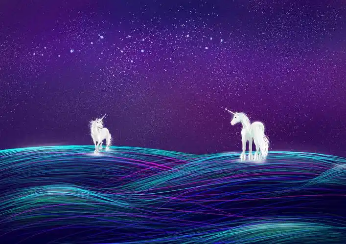 星空下的独角兽