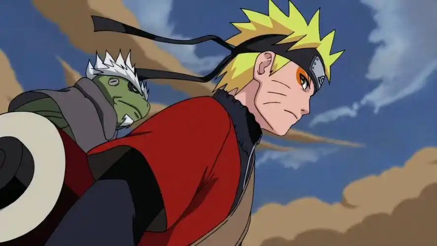 鸣人第一次爆发仙人模式也太帅了吧