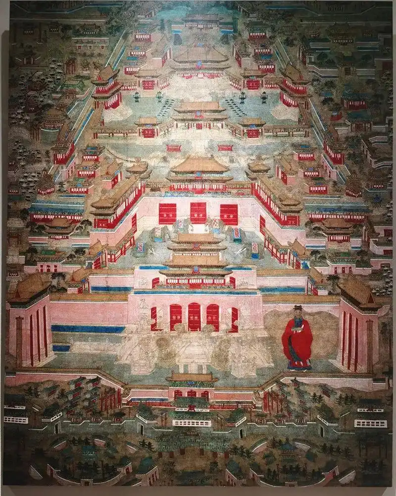 明 宫城图 南京博物院藏