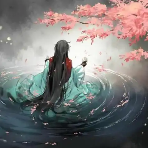 古风意境背影头像图片