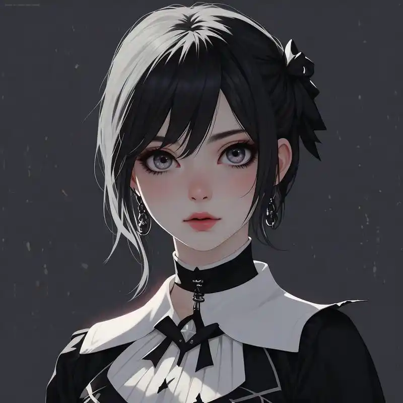 暗黑系女生头像92丧系高冷 女生必备