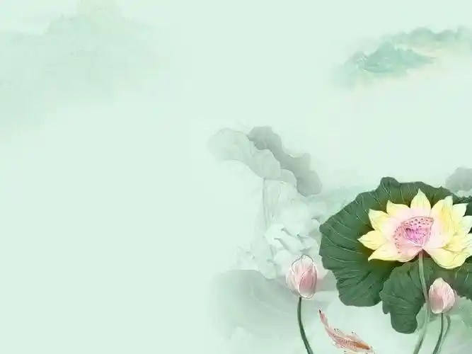 ppt模板清新 图片下载 中国风卷轴ppt模板 ppt背景图片大全 工