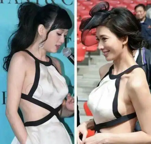 38岁陈乔恩和42岁林志玲同穿同款泳衣差别还真大啊