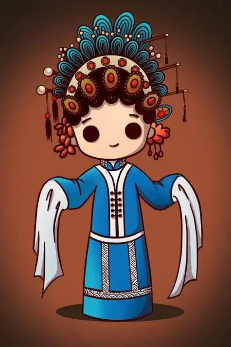 戏曲人物简笔画