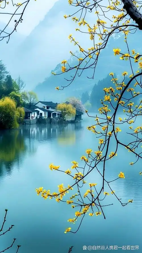 江南的烟雨,如诗如画,唯美而意境深远