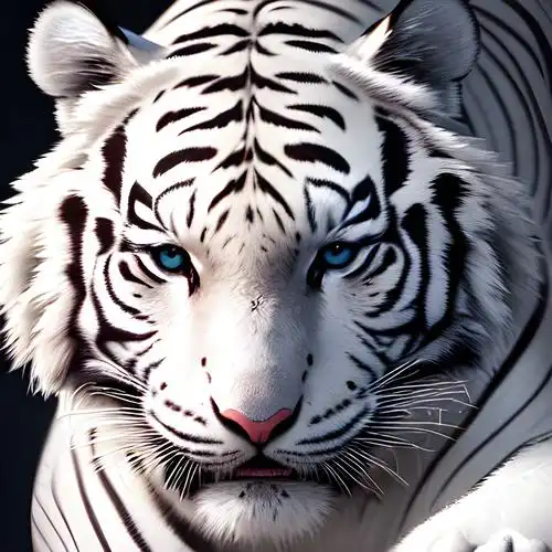 白虎图片神兽霸气头像