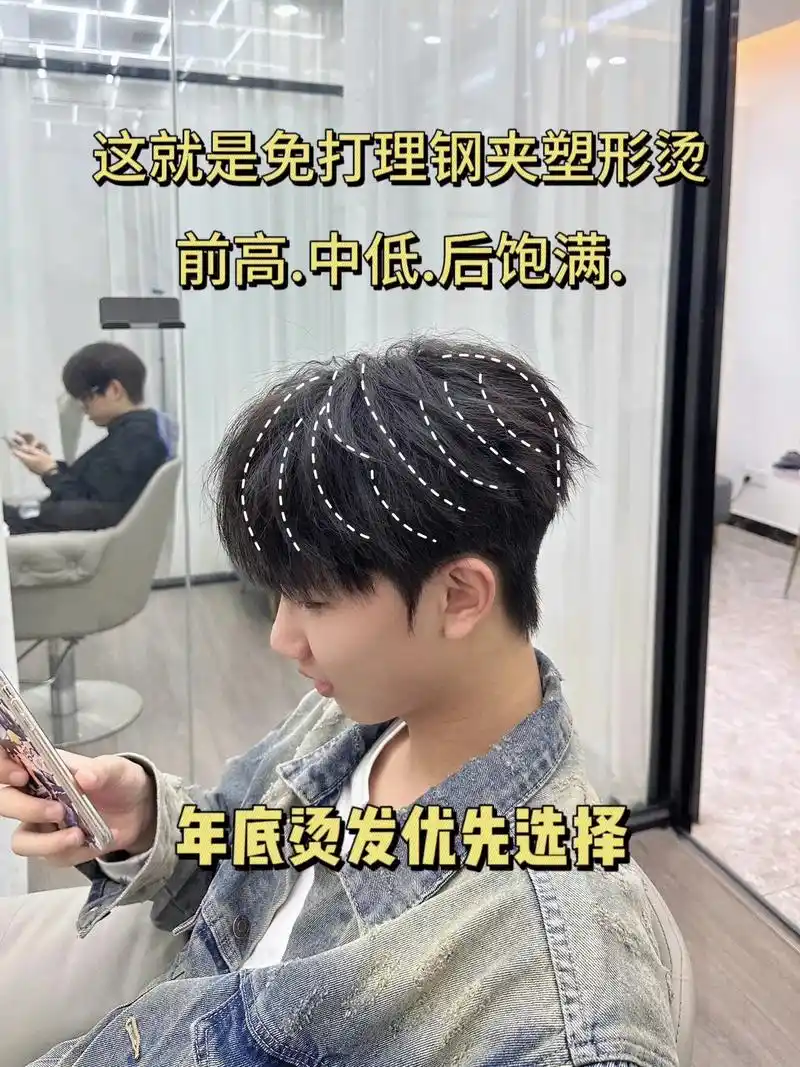 不会打理头发就烫这款侧面看也是很好看的