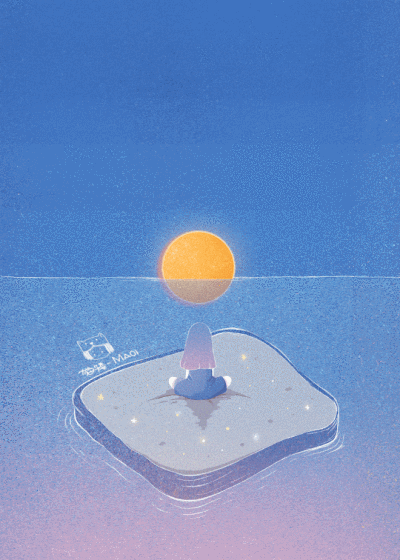 gif动态图 治愈 宇宙 星球 天空 梦幻男生 女神 蓝色系 动图壁纸转载