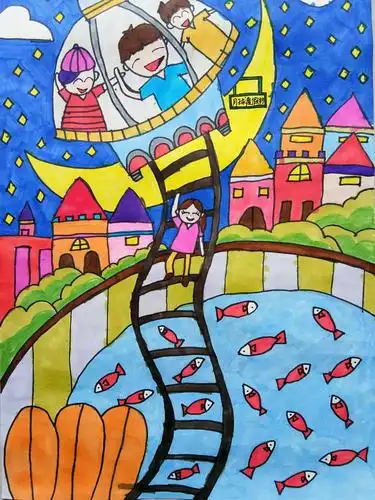 其它 金色童年 有我相伴 (2020级一上) 写美篇梅沁依的绘画 从小学