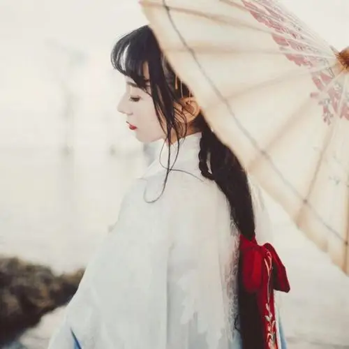 古风头像·真人/汐畔独留,叹罢琴音无数.