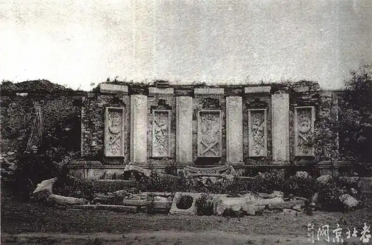 圆明园西洋楼景区老照片