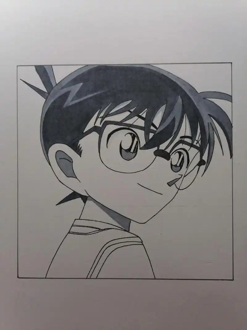 柯南教程 #手绘教程# #名侦探柯南# #柯南