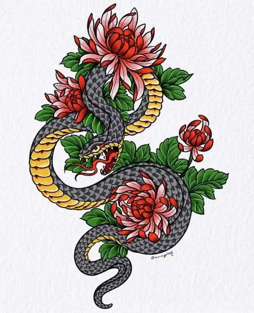 纹身素材分享#我的纹身分享  #tattoo  #纹身手稿