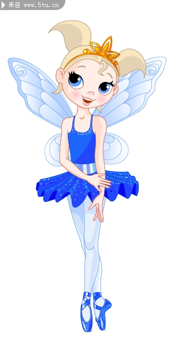 矢量天使小精灵