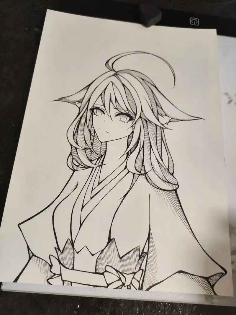 画画 #手绘 #线稿 #狐妖小红娘 #涂山红红 - 抖音