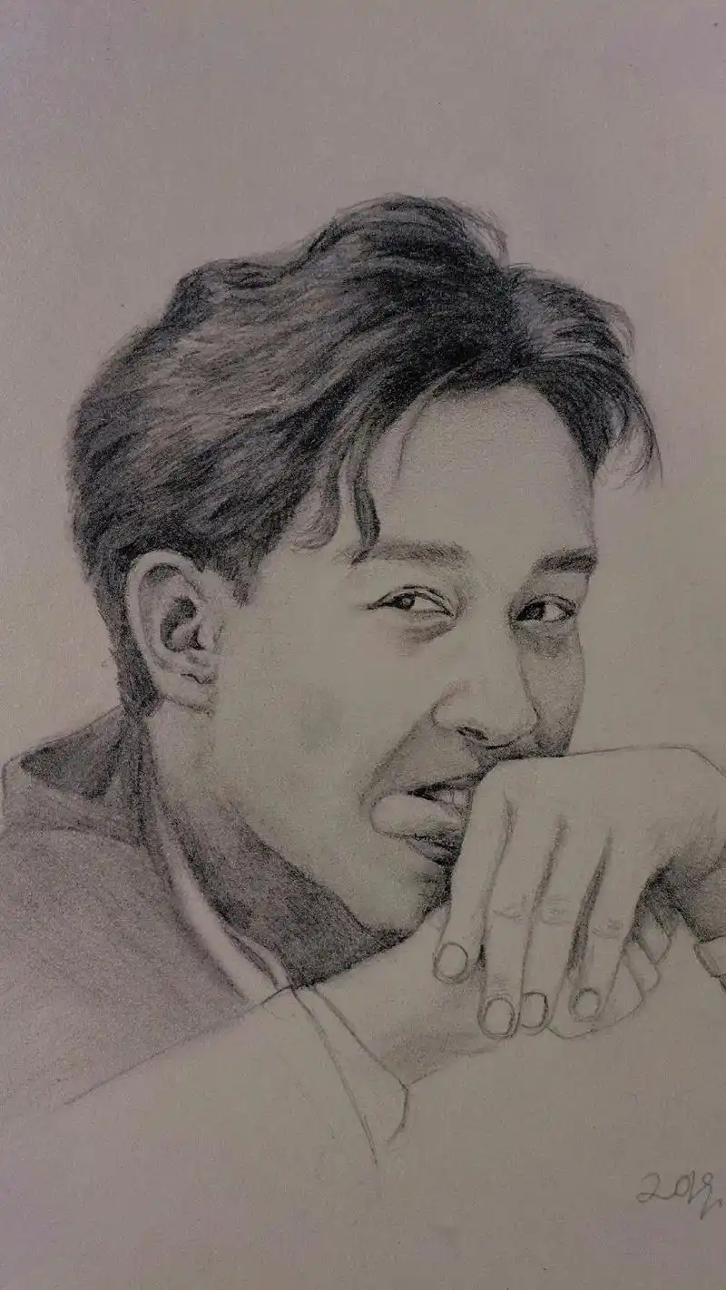 张国荣先生 #简笔画 - 抖音