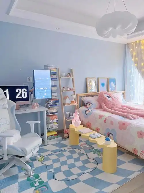 00后妹妹来做客卧室这样布置可以吗71