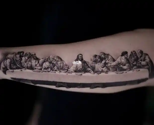 9015强老尸作品#重庆纹身  #合核刺青  #写实纹身  #最后的晚餐