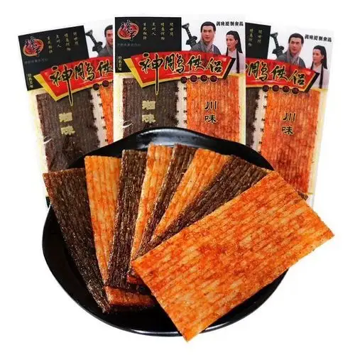 琼宇神雕侠侣辣条 22g*15袋包邮 8090后童年怀旧麻辣面筋小零食品