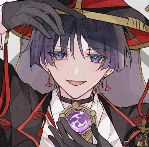 若你困于无风之地 我将为你奏响高天之歌|原神头像 原神同人系列