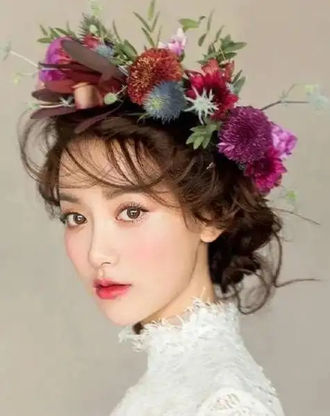 新娘妆容以及发型的选择,迷人优雅新娘的重要必备