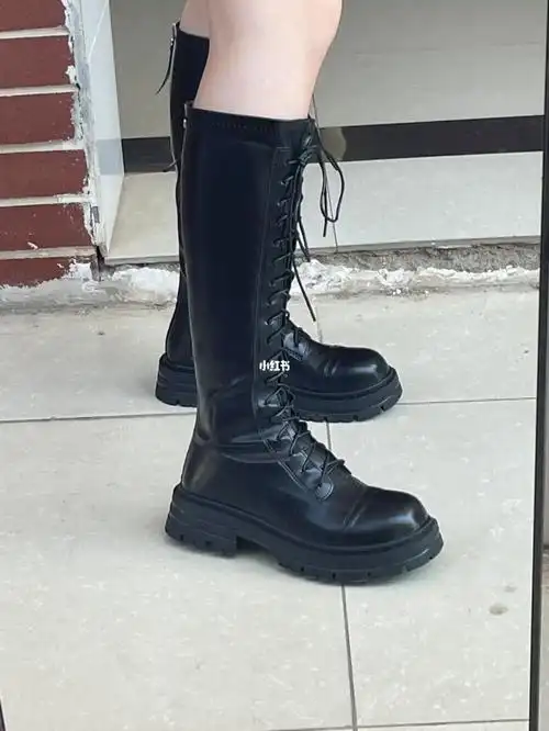 脚直接长高5cm,小个子集美快冲哈哈哈,找客服有优惠哦~#长靴 #长筒靴