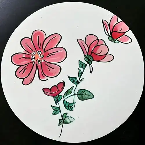 古风花朵简笔画