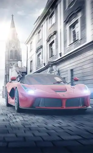 法拉利拉法高清手机壁纸,不愧为一代法王!超级帅!