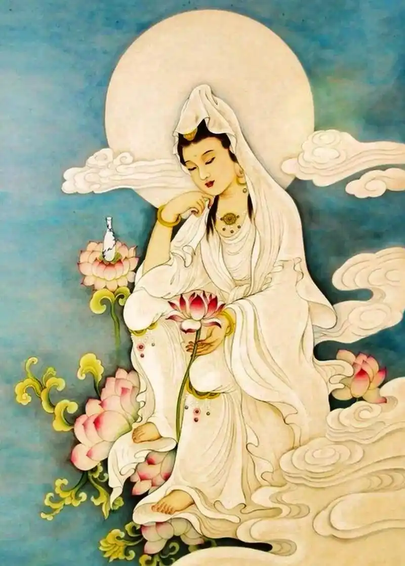 度众生,指迷津,大慈大悲观世音;坐莲花,洒甘霖,救苦救难传善 - 抖音